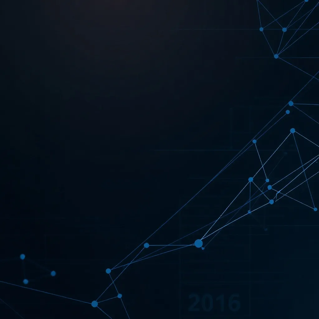 Abstract dark technical background with subtle geometric lin